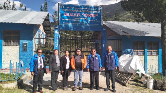 IESTP «Oyon» y Minera Raura coordinan importante convenio institucional